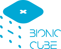 Logotipo del cubo biónico